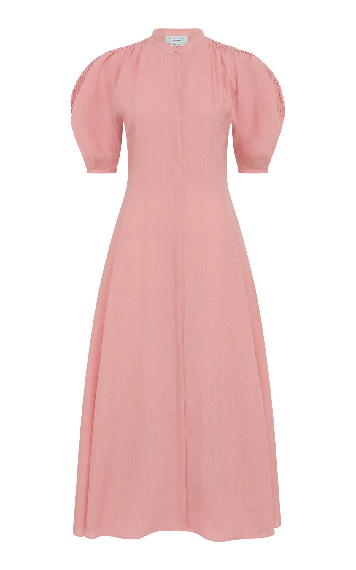 Shirtdress in Rosa Aloe Linen