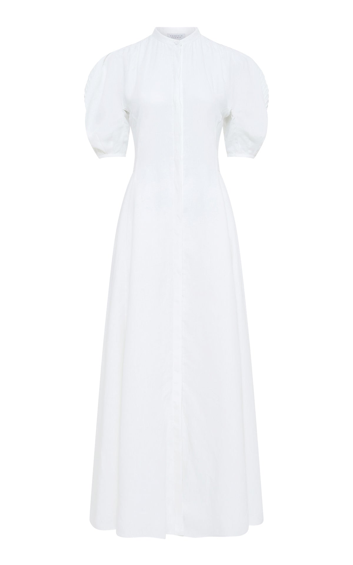 Shirtdress in White Aloe Linen