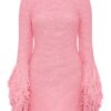 Mini Dress in Rosa Cashmere Silk